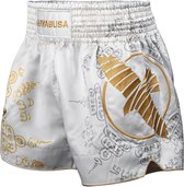 Hayabusa Falcon Muay Thai Kickboks Short Wit Kies hier uw maat: S - Jeans Maat 30