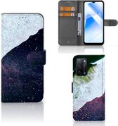 Etui à Rabat OPPO A16/A16s | Coque de téléphone OPPO A54s Mer dans l'espace