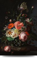 Maison de France - Aluminium Bloemen rijks 2 - aluminium - 120 x 180 cm