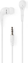 Nedis HPWD1001WT Wired Headphones 1.2m Round Cable In-ear White