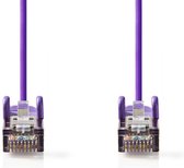 Nedis CAT5e Netwerkkabel - SF/UTP - RJ45 Male - RJ45 Male - 30.0 m - Rond - PVC - Violet - Polybag