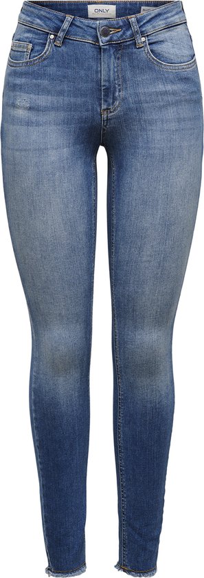 ONLY ONLBLUSH LIFE MID ANK RAW REA1303 NOOS Dames Jeans - Maat | bol.com