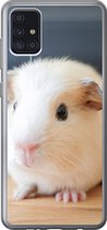 Convient pour la coque Samsung Galaxy A52 5G - Mignon bébé cochon d'Inde - Coque de téléphone en Siliconen