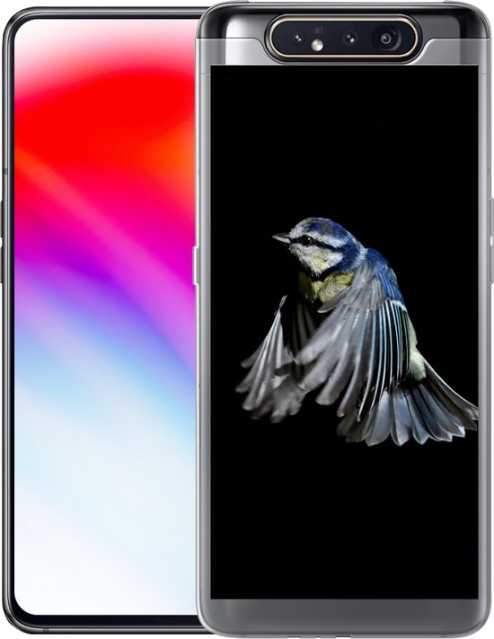 Coque Samsung Galaxy A80 - Vogels - Ressorts - Zwart - Coque de téléphone en Siliconen