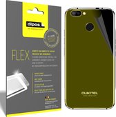 dipos I 3x Beschermfolie 100% compatibel met Oukitel U22 Rückseite Folie I 3D Full Cover screen-protector