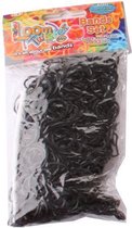 loombandjes junior rubber zwart 603-delig