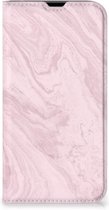 Flip Case iPhone 13 Pro Smart Cover Marble Pink
