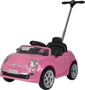 Eco Toys Fiat 500 Roze Loopauto met Duwstang 3622