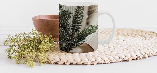 Mug - Tasse à café - Branches - Pin - Pull - Mugs - 350 ML - Tasse - Tasses à café - Tasse à thé