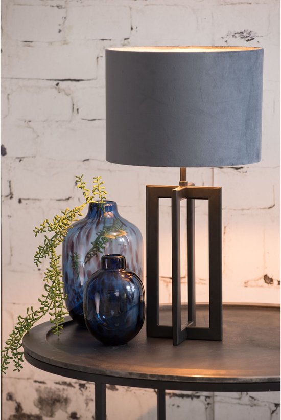 Light & Living Lampvoet Mace - Zwart - 15x35cm - Modern - Woonkamer - Slaapkamer - Light & Living