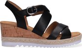 Gabor 832 Sandalen - Met Sleehak - Dames - Zwart - Maat 35