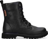 Ton & Ton Gry Veterboots - Laarzen Met Veters - Meisjes - Zwart - Maat 27