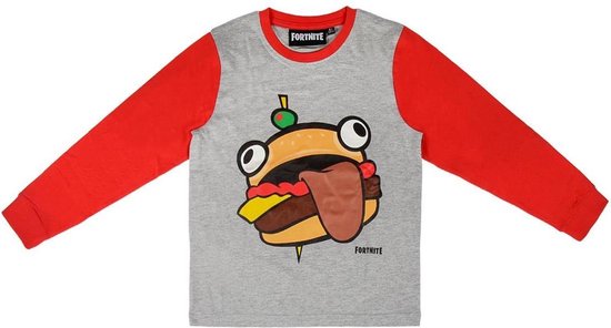 Fortnite - Red Durr Burger Pyjamas 14Y | bol.com