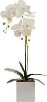 Ibergarden Kunstplant Orchidee 51 X 14 X 18 Cm Wit