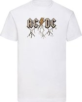 T-Shirt black nude ACDC - White (XL)