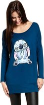 Disney Lilo & Stitch Longsleeve top -S- Blue Stitch Blauw