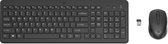 HP 330 - Draadloze Toetsenbord en Muis set - QWERTY ISO - Zwart