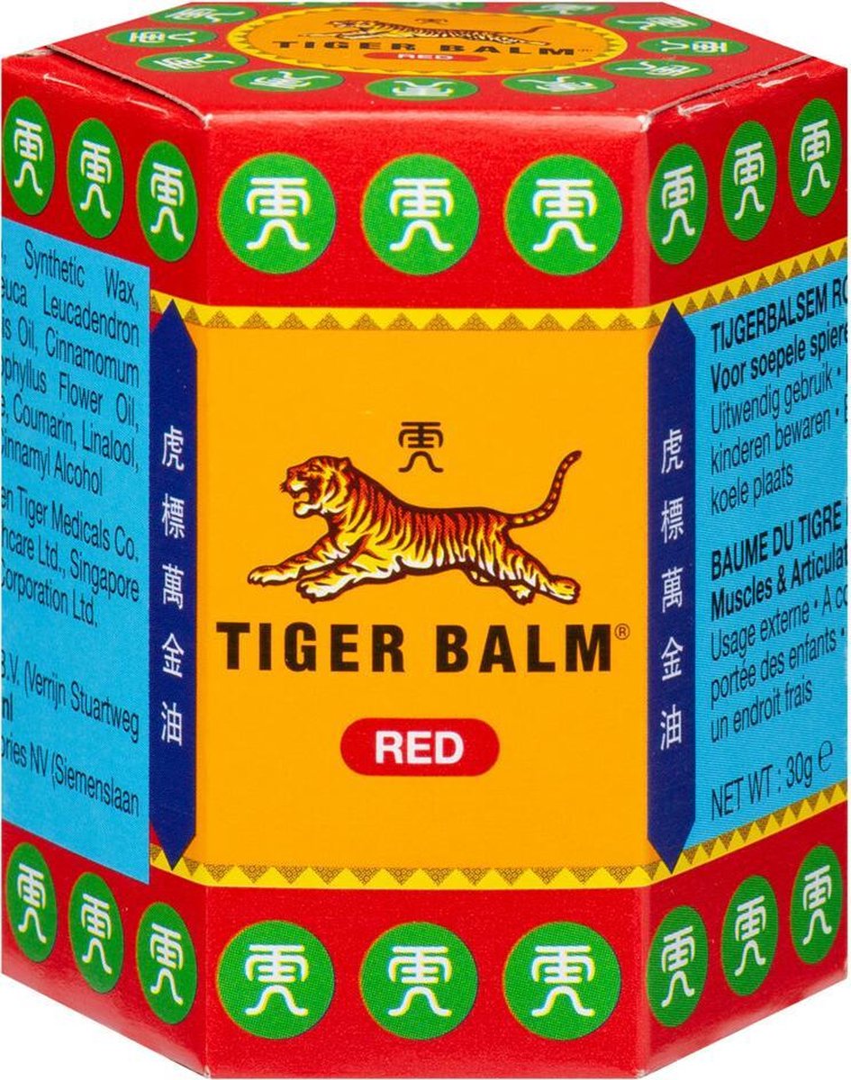 2x Tijgerbalsem - Tiger Balm - Rood 30 gram