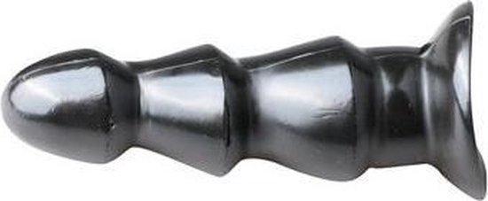 Dildo anal noir avec picots