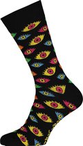 Spiri Ibiza Socks Night Movie - unisex sokken - zwart - Maat: 36-40