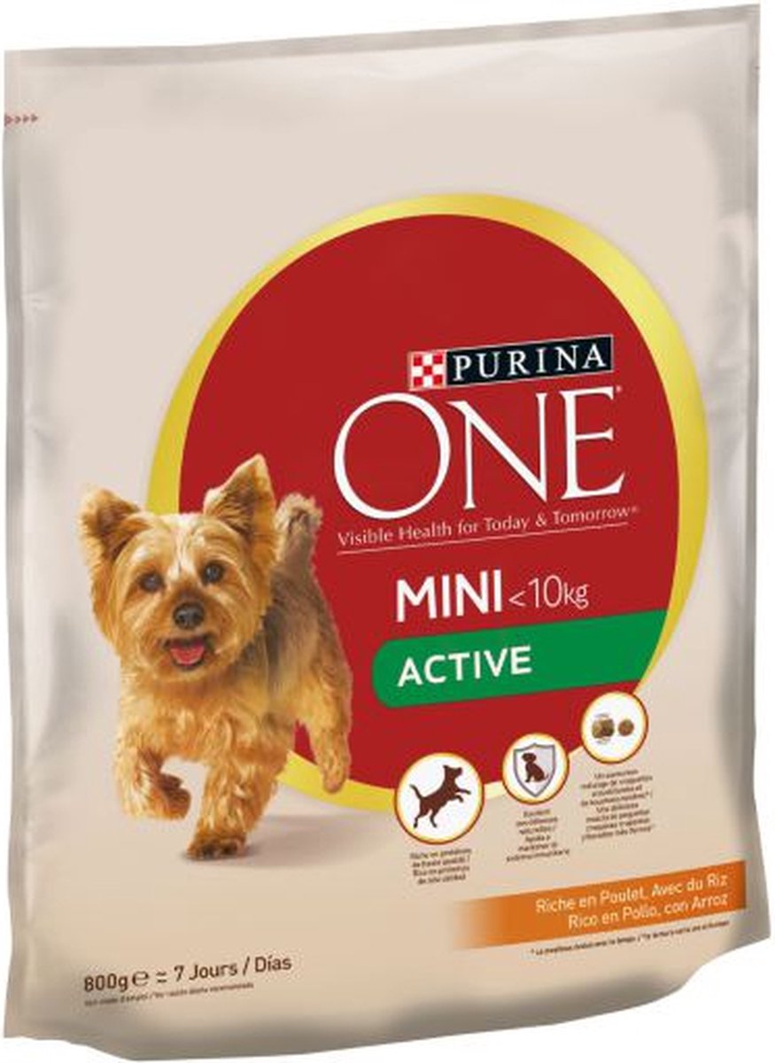 One One Hondenvoer Mini Dog Active Kip en rijst | 1.5 KG