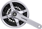 Crankstel Shimano FC-TY501 6/7/8 speed 170mm 42x34x24T met kettingscherm - zilver