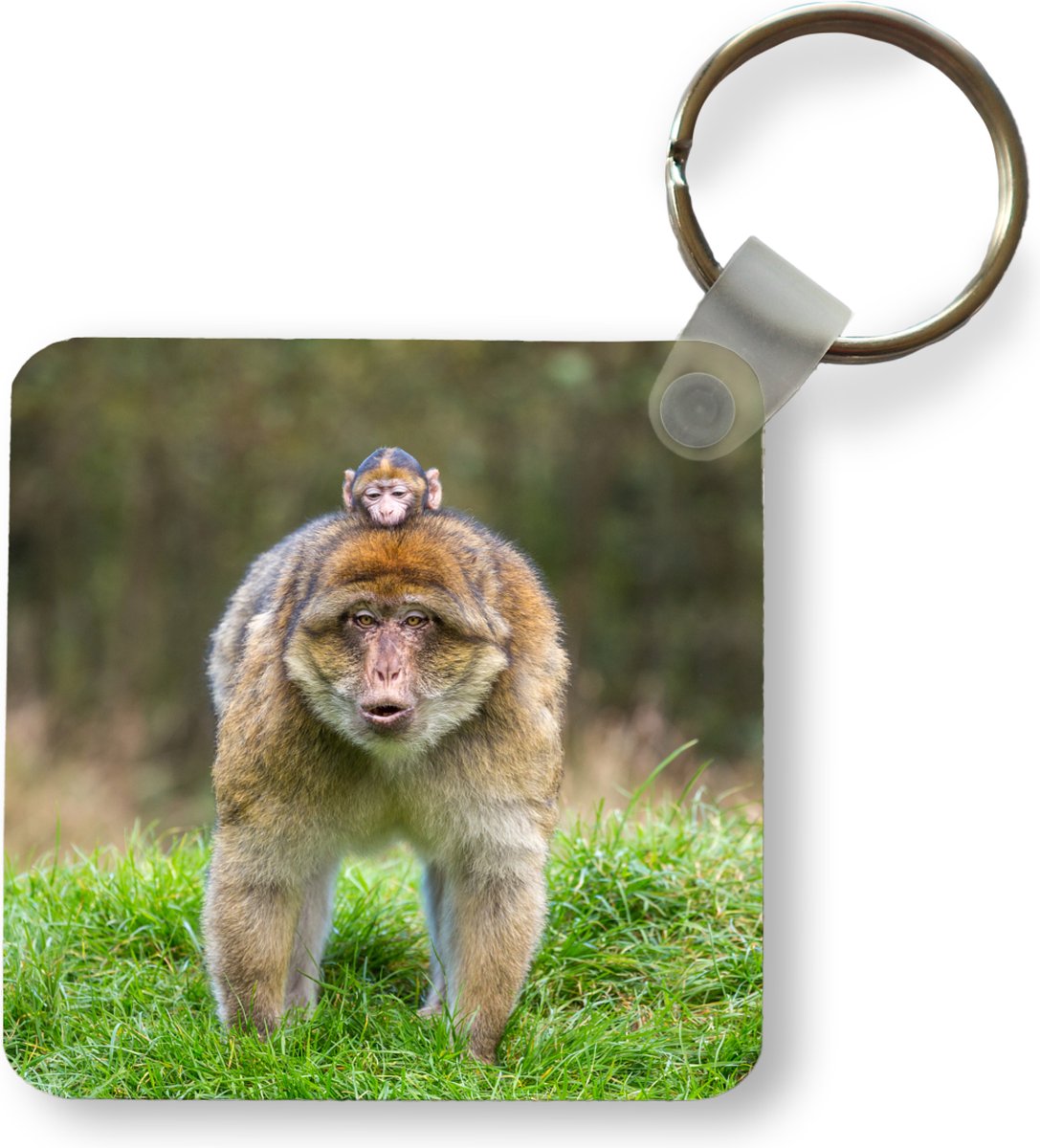Sleutelhanger - Uitdeelcadeautjes - Dier - Aap - Baby - Plastic