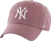 47 Brand New York Yankees MLB Clean Up Cap B-NLRGW17GWS-QC, Vrouwen, Roze, Pet, maat: One size