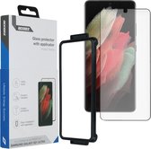 Accezz Glass Screenprotector + Applicator voor de Samsung Galaxy S21 Ultra