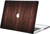 iMoshion Design Laptop Cover MacBook Pro 13 inch Retina - Dark Brown Wood