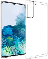 Accezz Hoesje Geschikt voor Samsung Galaxy S21 Plus Hoesje Siliconen - Accezz Clear Backcover - Transparant