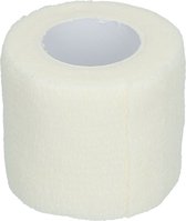 Excellent Bandage Animal Pet Profi – 4,5 x 5 cm - Zelfklevend elastisch supersterk bandage – Intapen van de poten – Wit