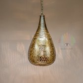 Oosterse filigrain hanglamp Agra - zilver