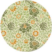 Walljar - William Morris - Grafton - Muurdecoratie - Dibond wandcirkel