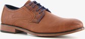 Emilio Salvatini heren veterschoenen - Cognac - Maat 42