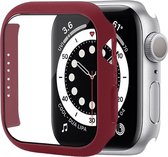 Mobigear Color Hardcase Hoesje voor Apple Watch Series 7 (45mm) - Rood