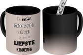 Magische Mok - Foto op Warmte Mokken - Koffiemok - Spreuken - Mama - De beste moeders herken je aan de liefste kinderen - Quotes - Magic Mok - Beker - 350 ML - Theemok - Mok met te