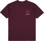 Brixton Prairie Stt T-shirt - Burgundy