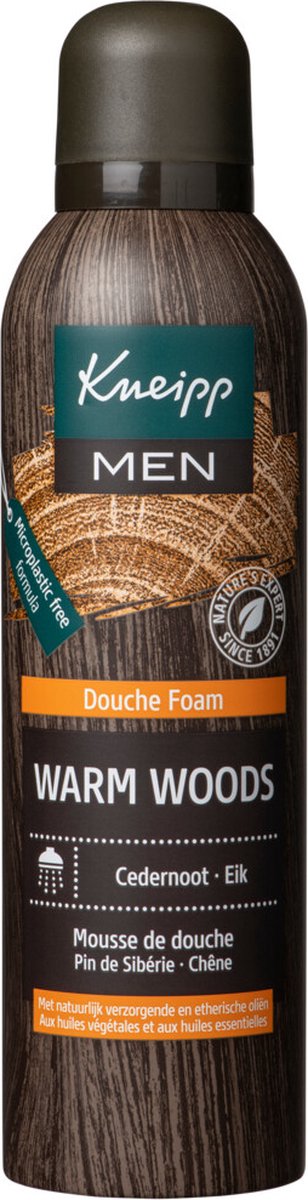 Kneipp Douche Foam Warm Woods For Men 200 ml