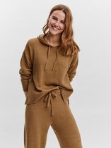 Vero Moda VMLEFILE LS HOOD BLOUSE - Tigers Eye Light Brown