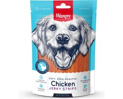 Hondenvoer Wanpy - Kip Jerky Strips 100gr - Laag in Vet, Eiwitrijke Snack