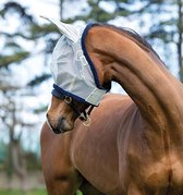 Horseware Vliegenmasker Amigo Finemesh - Zilver-blauw - middel