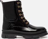 Muyters Veterboots zwart Lak - Dames - Maat 35