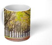 Mok - Kastanjebomen met gele bladeren tijdens de herfst - 350 ML - Beker