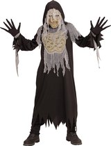 Widmann - Mummie Kostuum - Mummie Smurfafa - Jongen - zwart - Maat 158 - Carnavalskleding - Verkleedkleding