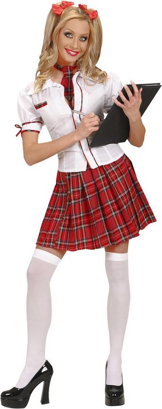 Schoolmeisje kostuum voor vrouwen  - Verkleedkleding - Small