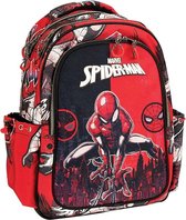 Sac à dos Spiderman 45cm - 3 compartiments + 2 compartiments latéraux - Bonne qualité