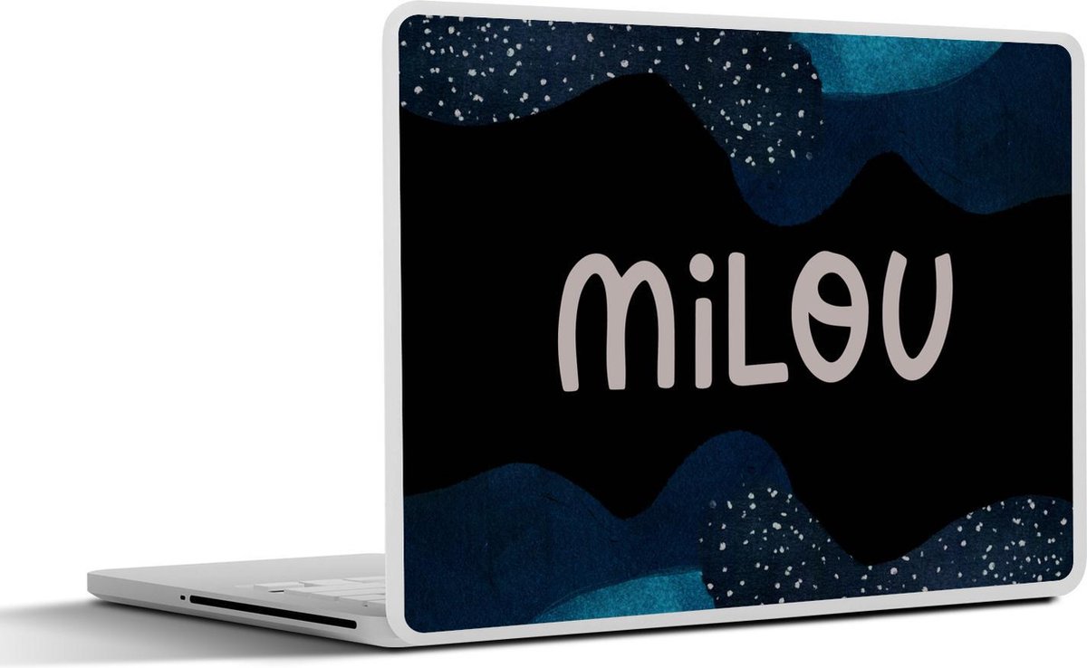 Laptop sticker - 12.3 inch - Milou - Pastel - Meisje - 30x22cm - Laptopstickers - Laptop skin - Cover