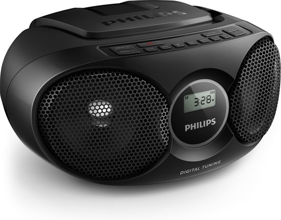 Philips AZ215B - Radio/CD-speler - Zwart