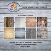 6x6 Inch Paper Pack Wooden Background (PP0061)